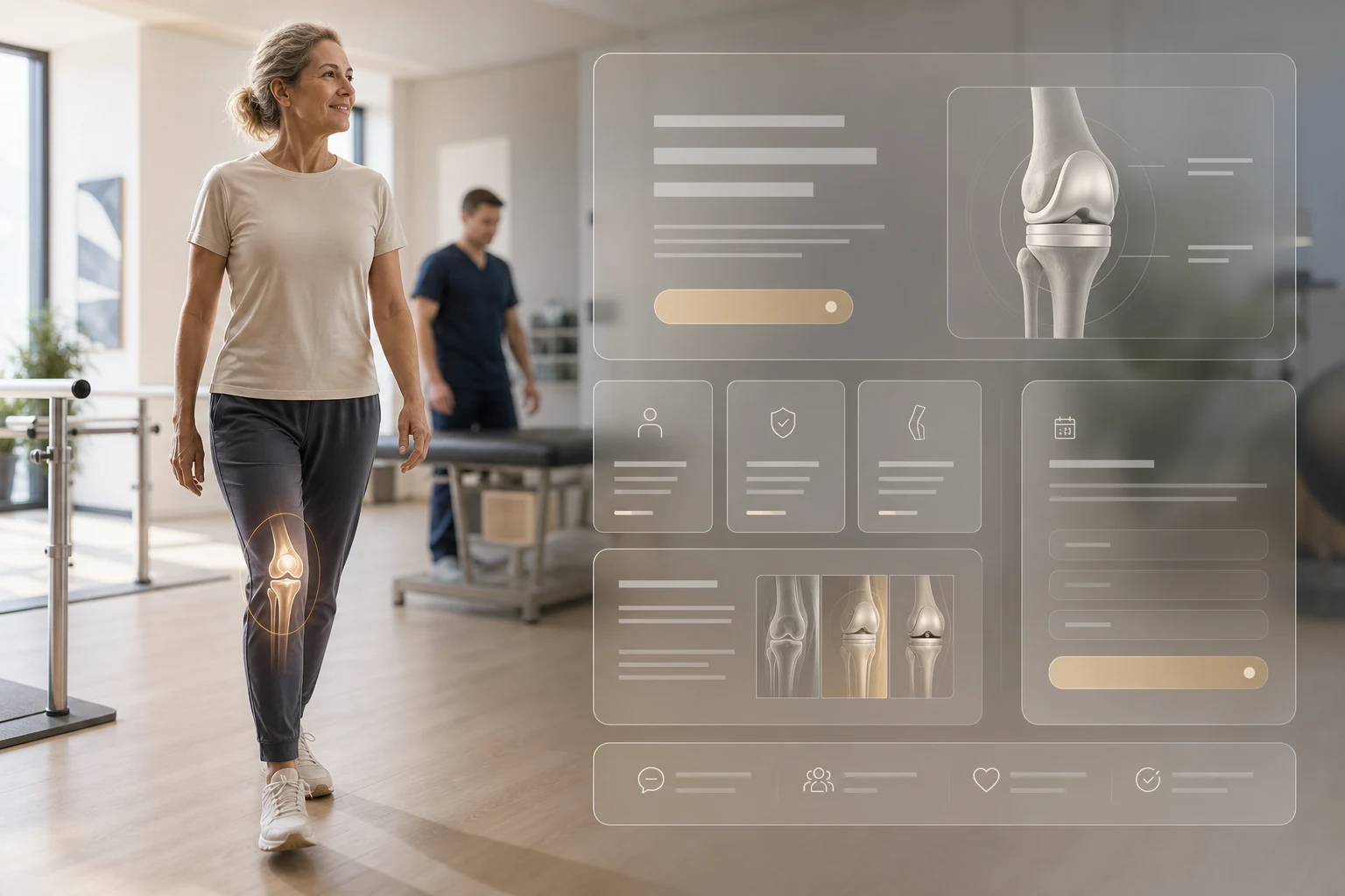 Dr Dekeuwer Genou - parcours patient et interface médicale premium