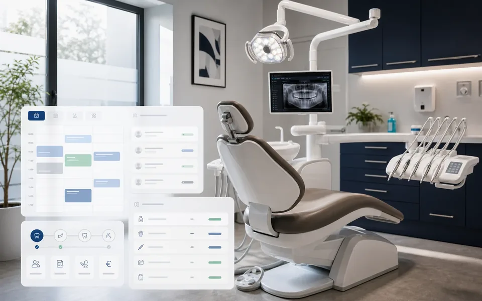 SBR Bioprog - cabinet dentaire moderne et interface opérationnelle